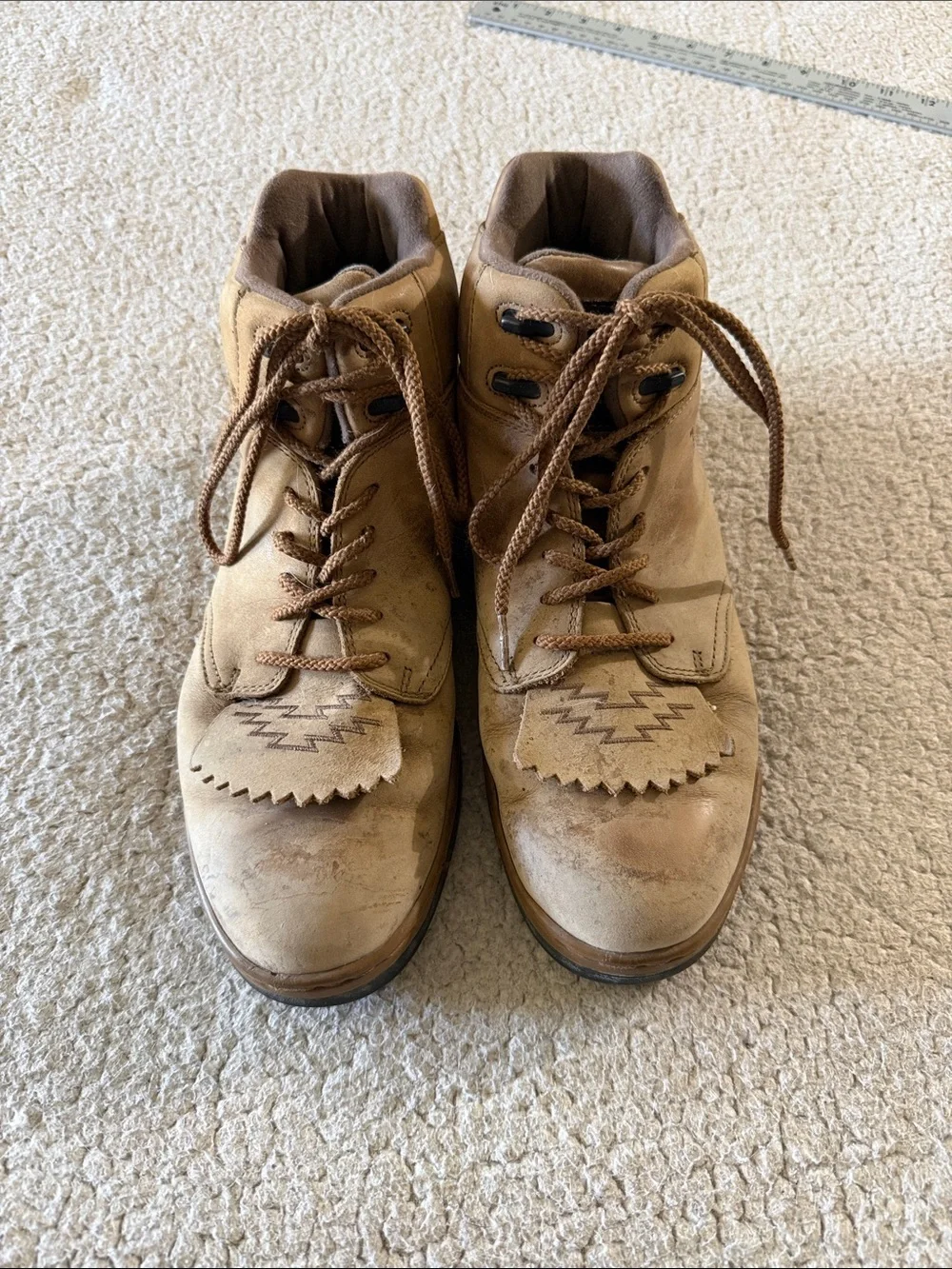 Roper Brown Leather Men's Chukka Boots Size 10